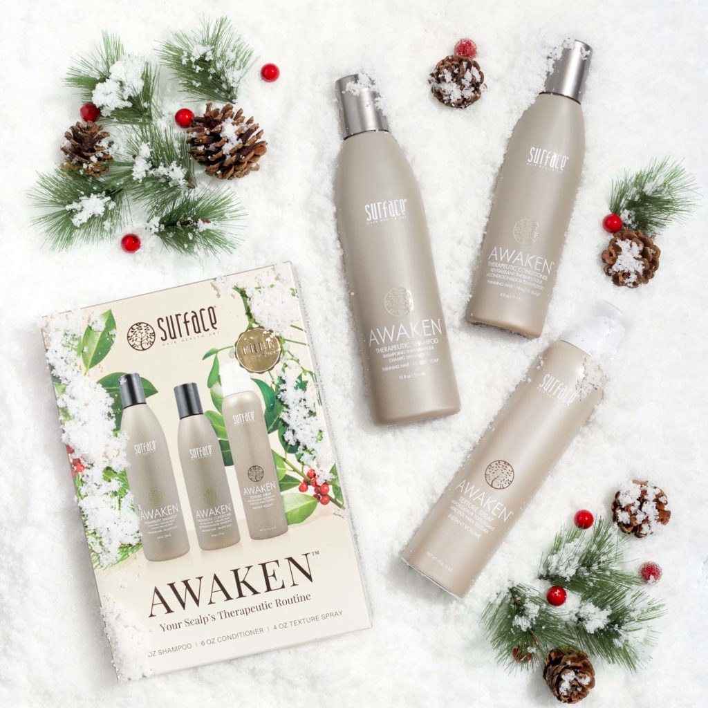 Surface Hair Holiday Kits Packaging Design